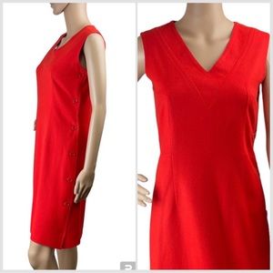 Sleeveless Red Scooter Dress McMullen Sportswear Small